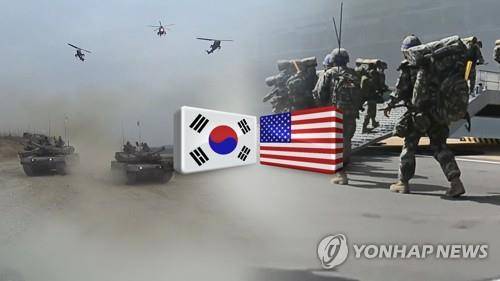 한미연합훈련(CG) [연합뉴스TV 제공]