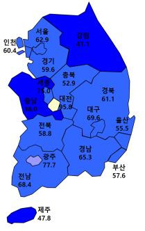 9월 주택사업경기실사지수(HBSI) 동향 [주택산업연구원 제공]