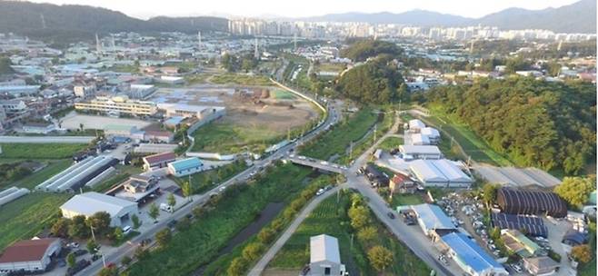 3기 신도시로 지정된 하남 교산동 일대 전경.[하남시청 제공]