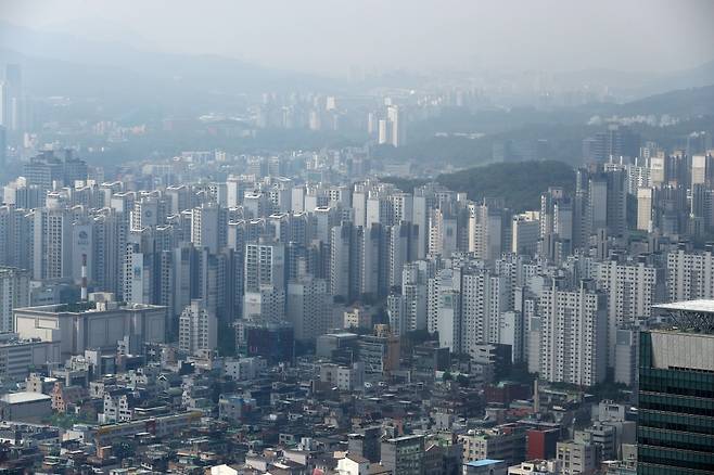 서울 강남권 아파트 단지 전경. /사진제공=뉴스1