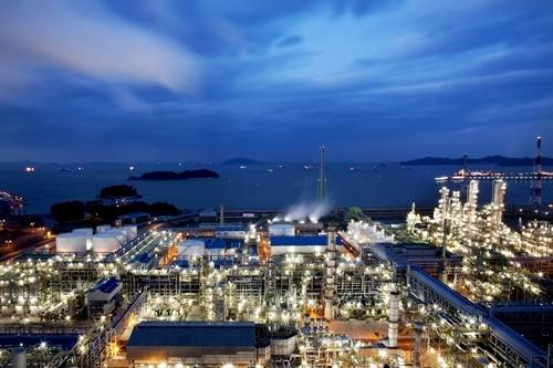 현대오일뱅크 대산공장의 야경(사진=현대오일뱅크 제공)