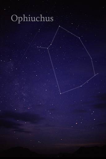 뱀주인자리(Ophiuchus)가 황도 별자리에 새로 지정될지 관심이 높아지고 있다. 위키피디아 캡처