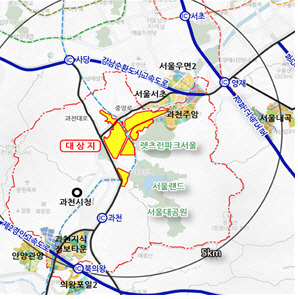 과천 과천지구 위치도(사진=국토부)