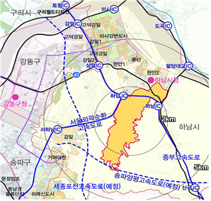 하남 교산 신도시 위치도(사진=국토부)