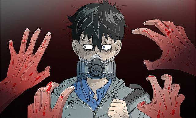 다음웹툰에 연재 중인 이은재 작가의 웹툰 ‘1호선’. 독자에게 친숙한 지하철을 배경으로 좀비물을 만들어 현실감을 더했다. ‘1호선’은 좀비뿐 아니라 인간 군상의 씁쓸한 모습도 함께 표현했다. 다음웹툰 제공