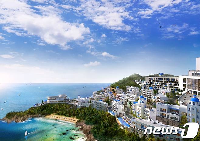 대명소노그룹 브레이커힐스 남해리조트 조감도. © 뉴스1