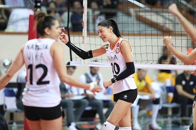 ▲ 김연경 ⓒ 엑자시바쉬 홈페이지