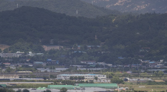 경기도 고양시 행주산성에서 바라본 3기 신도시 창릉 지구 일대의 모습.<연합뉴스>