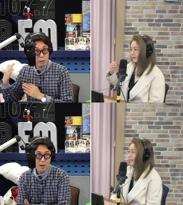 ‘철파엠’ 옥주현이 출연했다. SBS 보이는 라디오 캡처