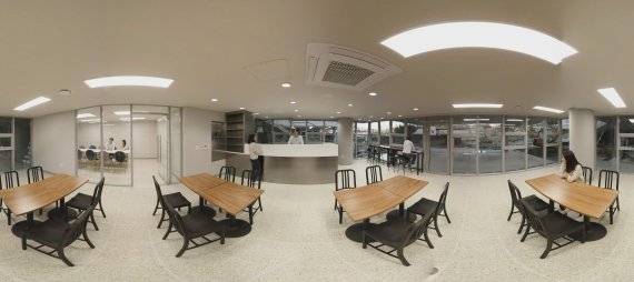 서울시와 SH공사가 청년 신혼부부를 위해 공급하는 '청신호 1호' 사업장 공릉동 행복주택(정릉 하늘마루)에 들어설 주민휴게공간. SH공사 제공