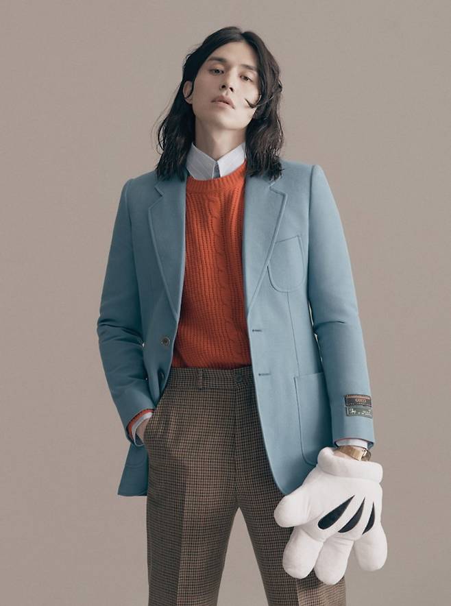 이동욱 장발. /사진=지큐코리아