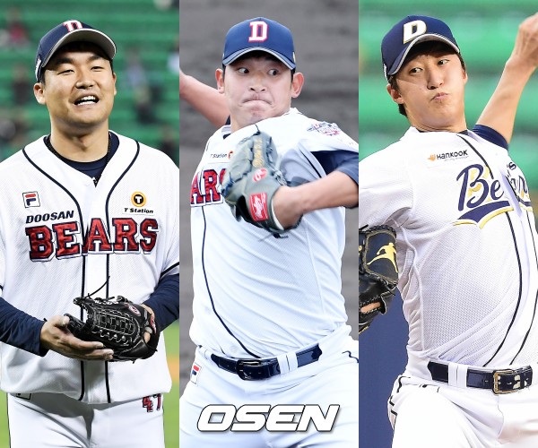 [사진] 홍상삼(좌)-최대성(중)-허준혁(우) / OSEN DB
