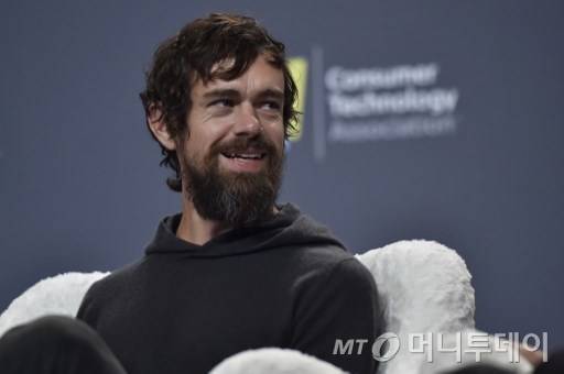 잭 도시 트위터 및 스퀘어 CEO, 2019월 1월 'CES 2019' 행사에서 /사진=AFP