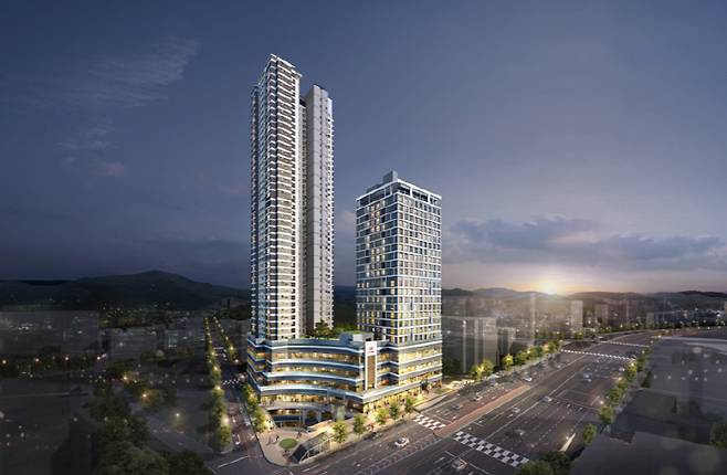 힐스테이트 천호역 젠트리스 투시도 [사진 = 현대엔지니어링]