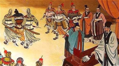 '읍참마속'을 그린 그림 [자료=시나닷컴]