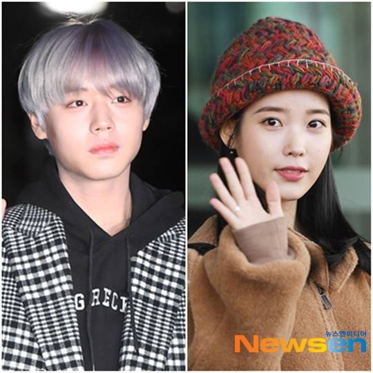 왼쪽부터 박지훈 아이유