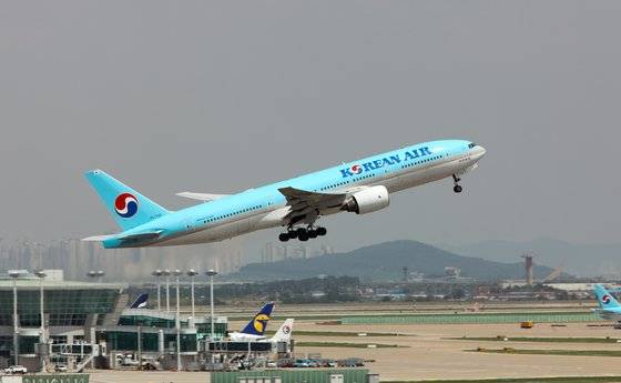 신 기장이 운항하는 777 기종. [사진 대한항공]