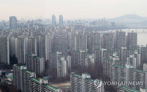 송파구 일대 아파트 밀집지역 [연합뉴스 자료사진]