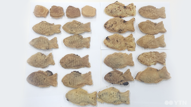 ▲사진 = 취재하면서 구입한 붕어·잉어빵 모음