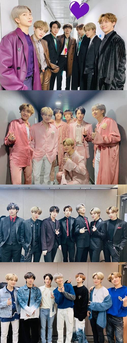 방탄소년단이 ‘2019 SBS 가요대전’ 대기실 사진을 공개했다. 사진=빅히트엔터테인먼트 공식 트위터