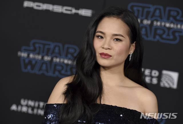 [로스앤젤레스=AP/뉴시스]16일(현지시간) ''스타워즈: 라이즈 오브 스카이워커' 월드 프리미어에서 베트남계 미국인 배우 켈리 마리 트란이 참석한 모습. 2019.12.27.
