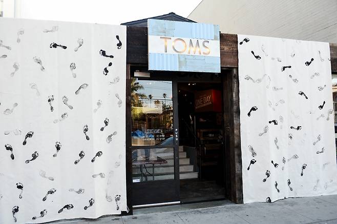 미국 신발 브랜드 탐스(TOMS) 매장. /사진=AFP