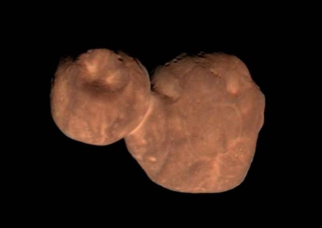 눈사람을 닮은 아로코스의 모습. 사진=NASA / SwRI / JHUAPL Photo