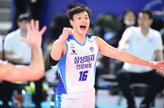 삼성화재 김나운. KOVO 제공