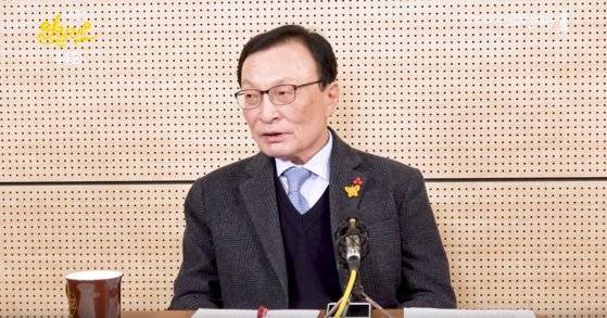 '유시민의 알릴레오'에 출연한 이해찬 더불어민주당 대표. [유튜브 캡쳐]