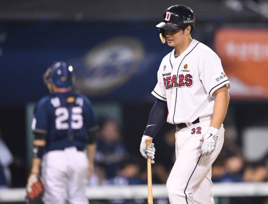 두산 베어스의 김재환. 스포츠조선DB