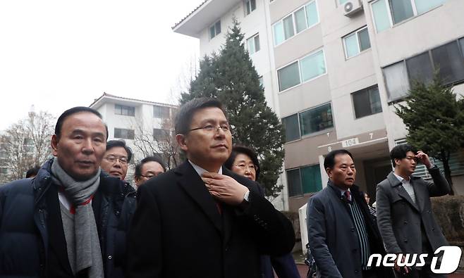 황교안 자유한국당 대표. 2020.1.8/뉴스1 © News1 김명섭 기자