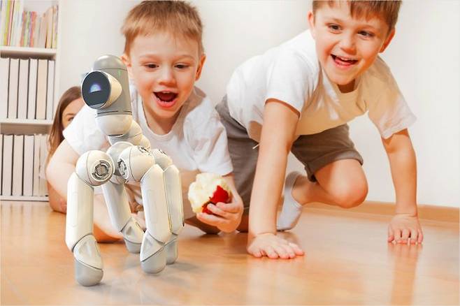 베이징 케이 테크의 STEAM 교육용 모듈 로봇 '클릭'