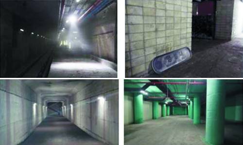 뮤직비디오와 드라마 촬영지 명소인 신설동역 ‘유령 승강장’과 신당역 ‘유령 공간’(아래 사진). 서울교통공사 제공