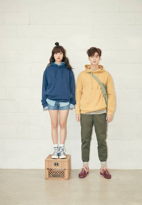 아스트로 차은우와 배우 김보라