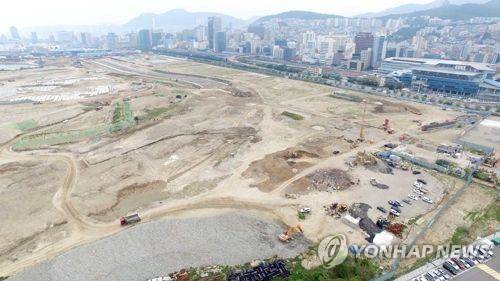 부산 북항 재개발 부지 전경 [촬영 조정호]