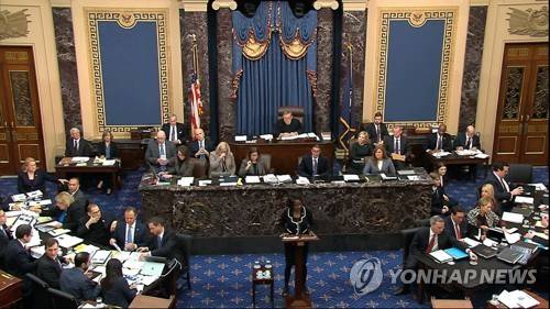 상원서 본격 막오른 탄핵심판 [AP=연합뉴스]