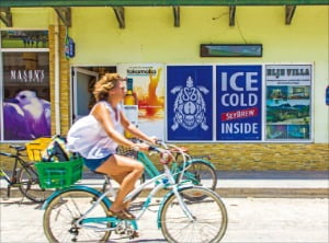 라디그의 주요 교통수단인 자전거