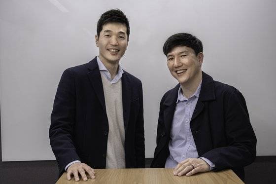 13일 서울 종로 위워크에서 만난 김성준 렌딧 대표와 김다니엘 데이라이트 한국 대표 [사진 렌딧]