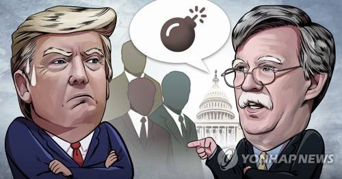 트럼프 변호인단 · 공화당, 볼턴 '폭탄 증언' 고민 (PG) [장현경 제작] 일러스트