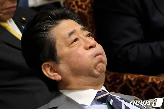 아베 신조 일본 총리. © AFP=뉴스1