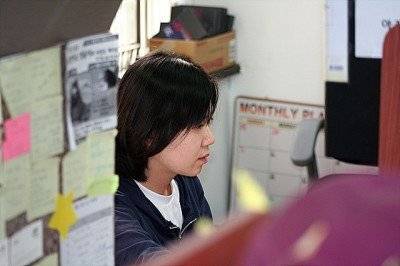 방송작가 시절의 조남주씨. [사진 민음사]