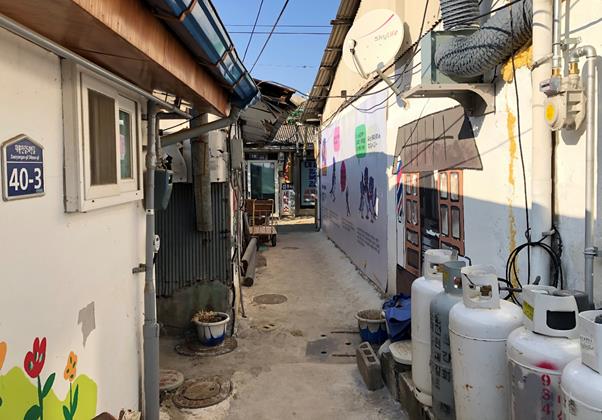 지난달 31일 인천 강화군 교동면 대룡시장 골목.