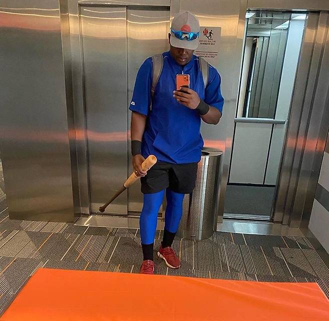 ▲ '쿠바산 오타니 쇼헤이' 오스카 콜라스. ⓒ 인스타그램 캡처