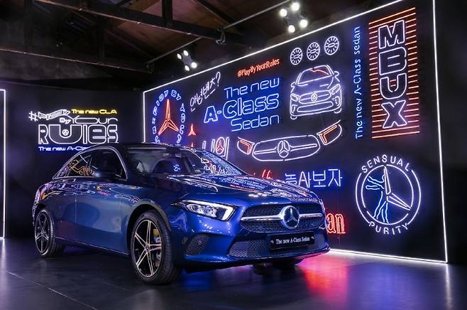 메르세데스-벤츠 '더 뉴 메르세데스-벤츠 A-클래스 세단'. [사진=메르세데스-벤츠코리아]
