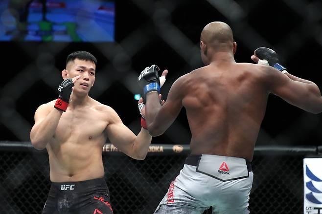 정다운이 3연승 대기록에 도전한다. [UFC 제공]