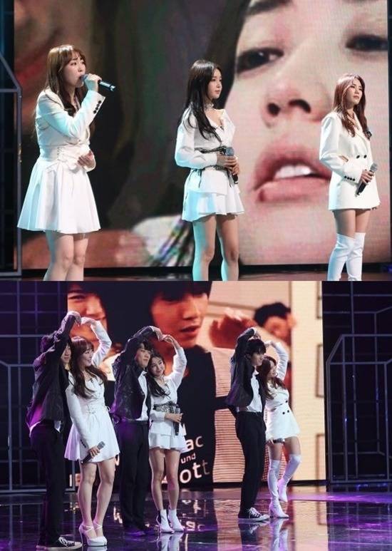 씨야가 지난 21일 '슈가맨3'에 출연한 뒤 과거의 히트곡 4곡이 음원차트 역주행을 하는 등 뜨거운 관심을 받고 있다. 남규리는 자신의 SNS에 녹화 당시 촬영한 사진을 공개했다. /남규리 SNS