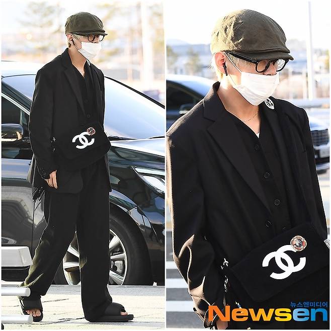 2019년 4월 10일 인천공항 출국, 이쯤되면 화보라고 봐도 될듯한 아우라