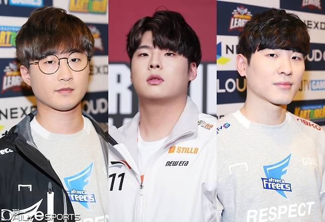 '빅3' 유영혁, 문호준, 전대웅(왼쪽부터).