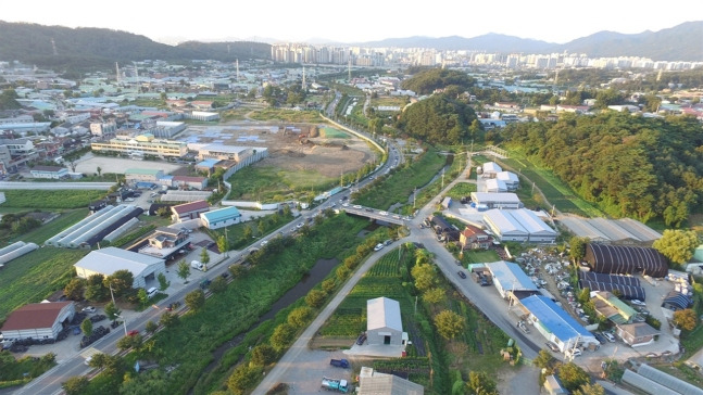 3기 신도시로 조성될 하남 교산 지구 전경.