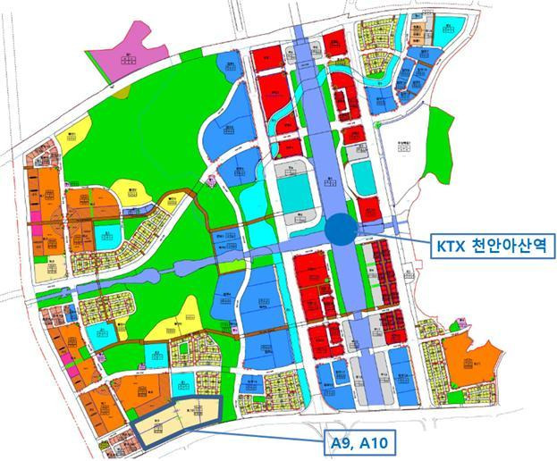 아산배방 지구 공모지. 국토교통부 제공. /뉴스1